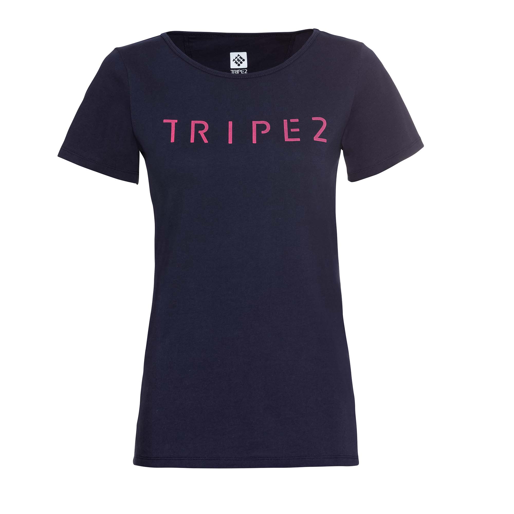 Triple2 TUUR Een Leaves Logo T-Shirt Damen 25211_TUUR_een_Organic_Cotton_Women_-_Logo_24_Peacoat