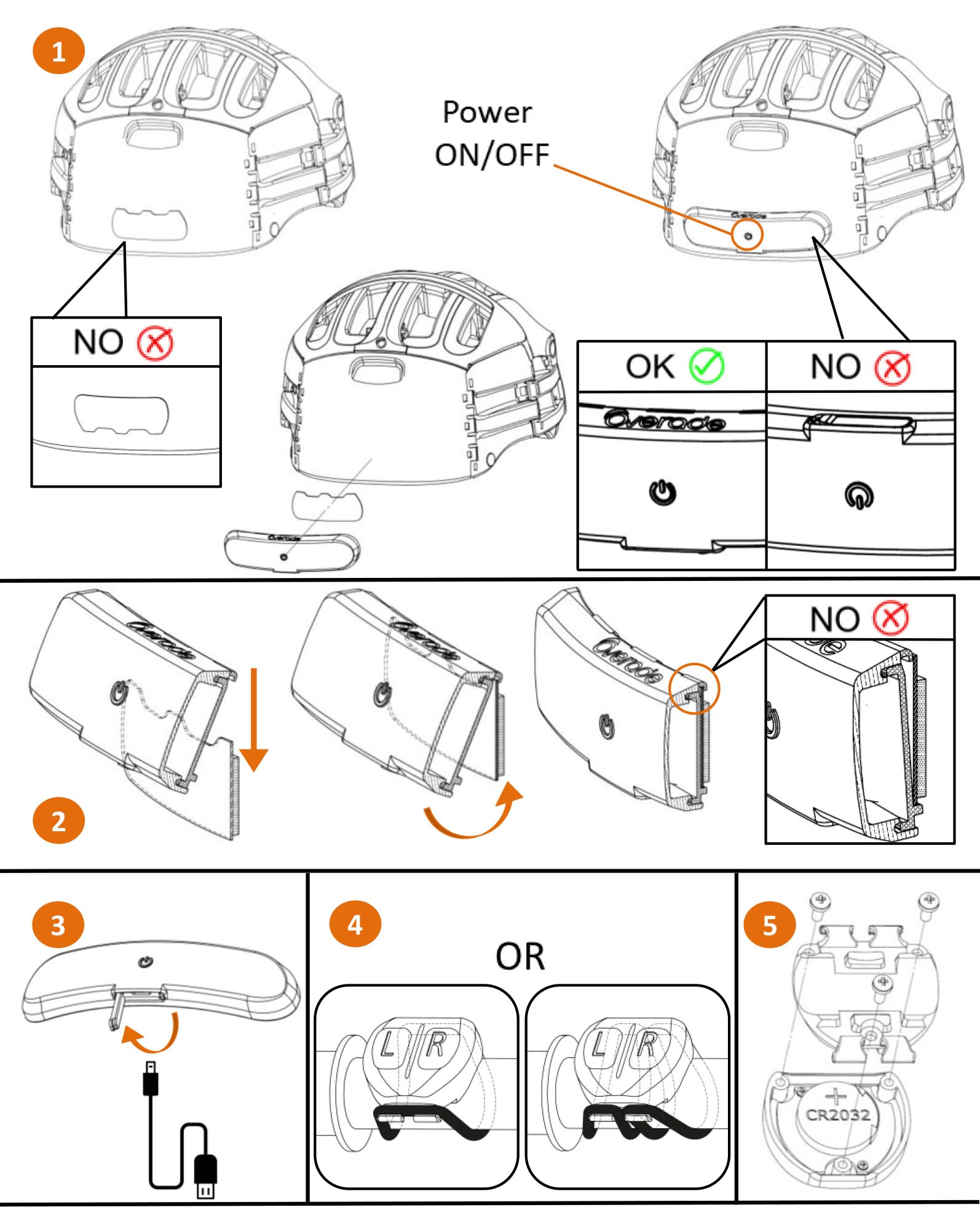 Blinxi helmet indicator light