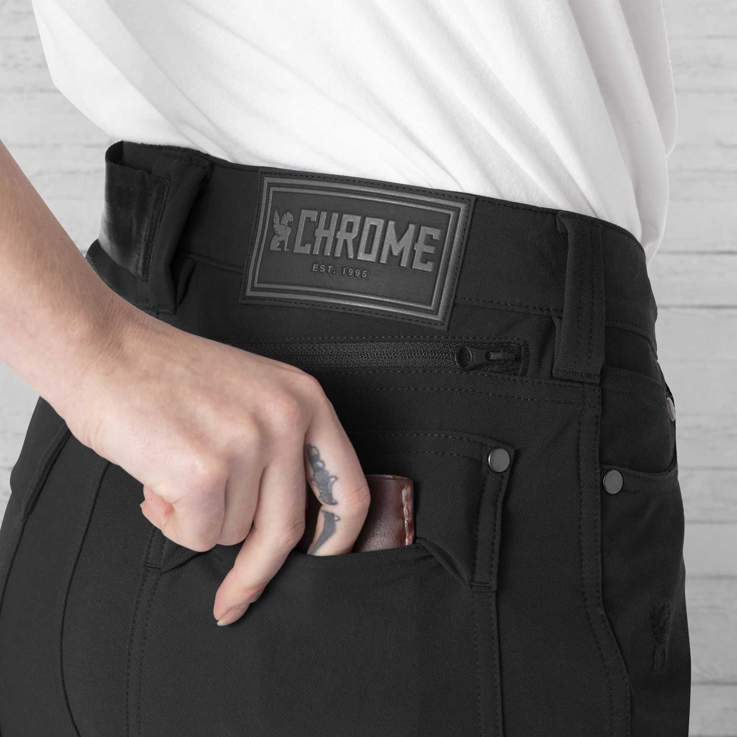 Chrome Industries Anza Shorts Damen 12_AP-411_BK_3x3mmCaFBWaDVeFO