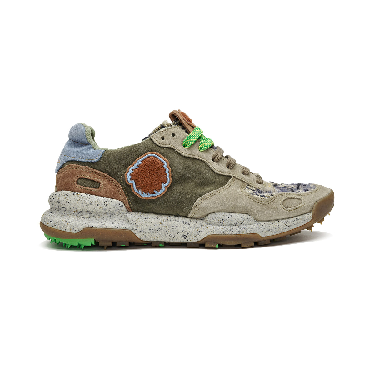 Satorisan Chacrona Suede Sneaker Unisex Chacrona-Suede-Gravel-Satorisan-01