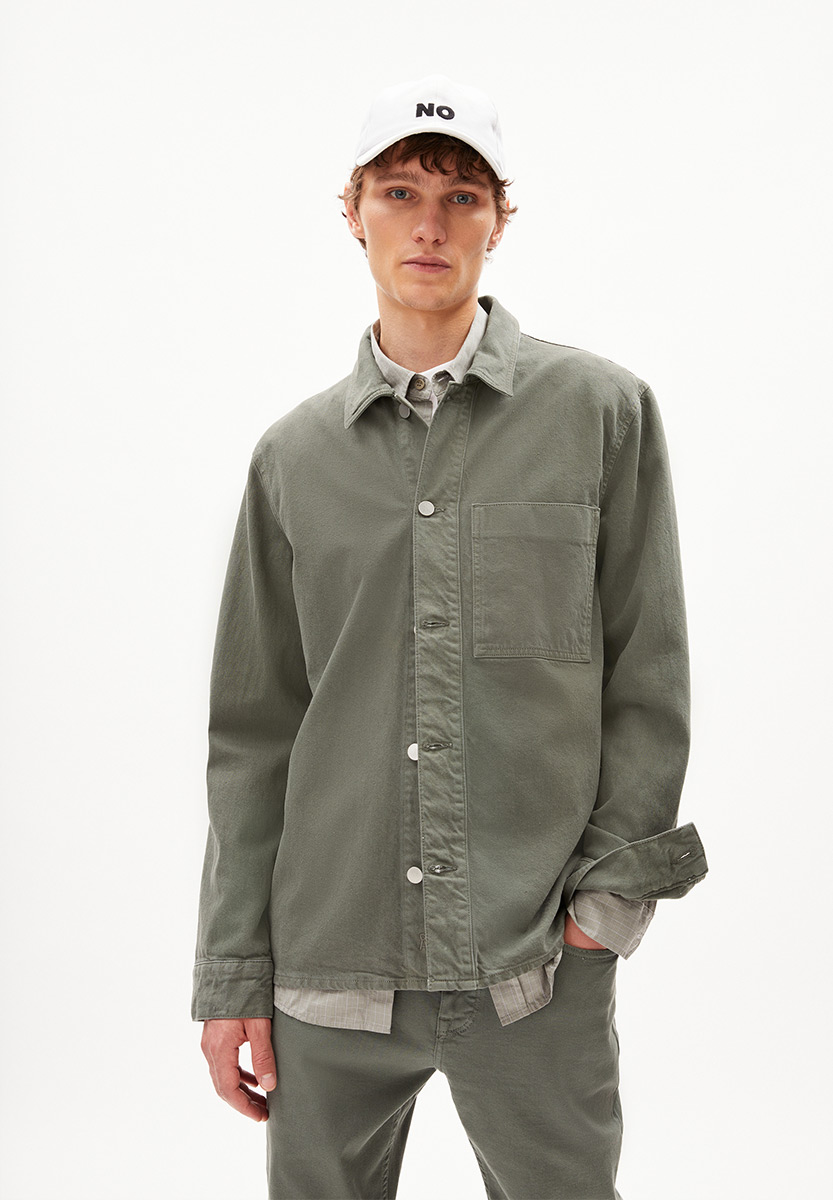 Faarn Gmt Dye Overshirt Men