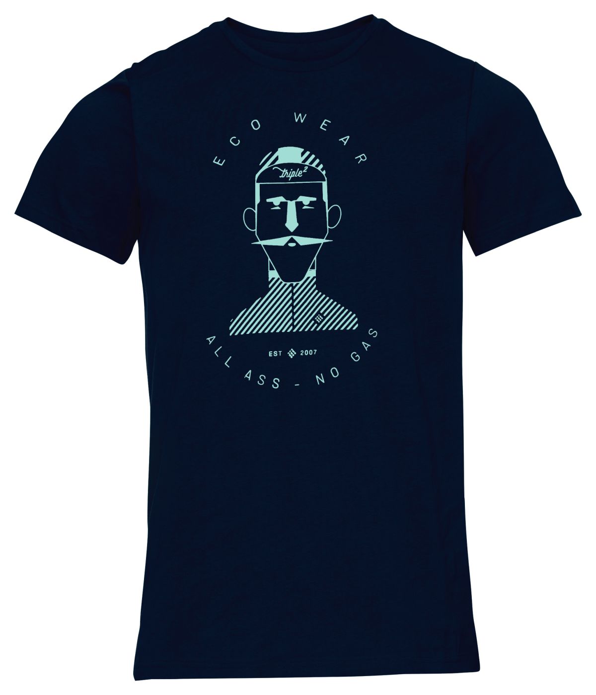 TUUR nul Face Organic Cotton Jersey T-Shirt Men