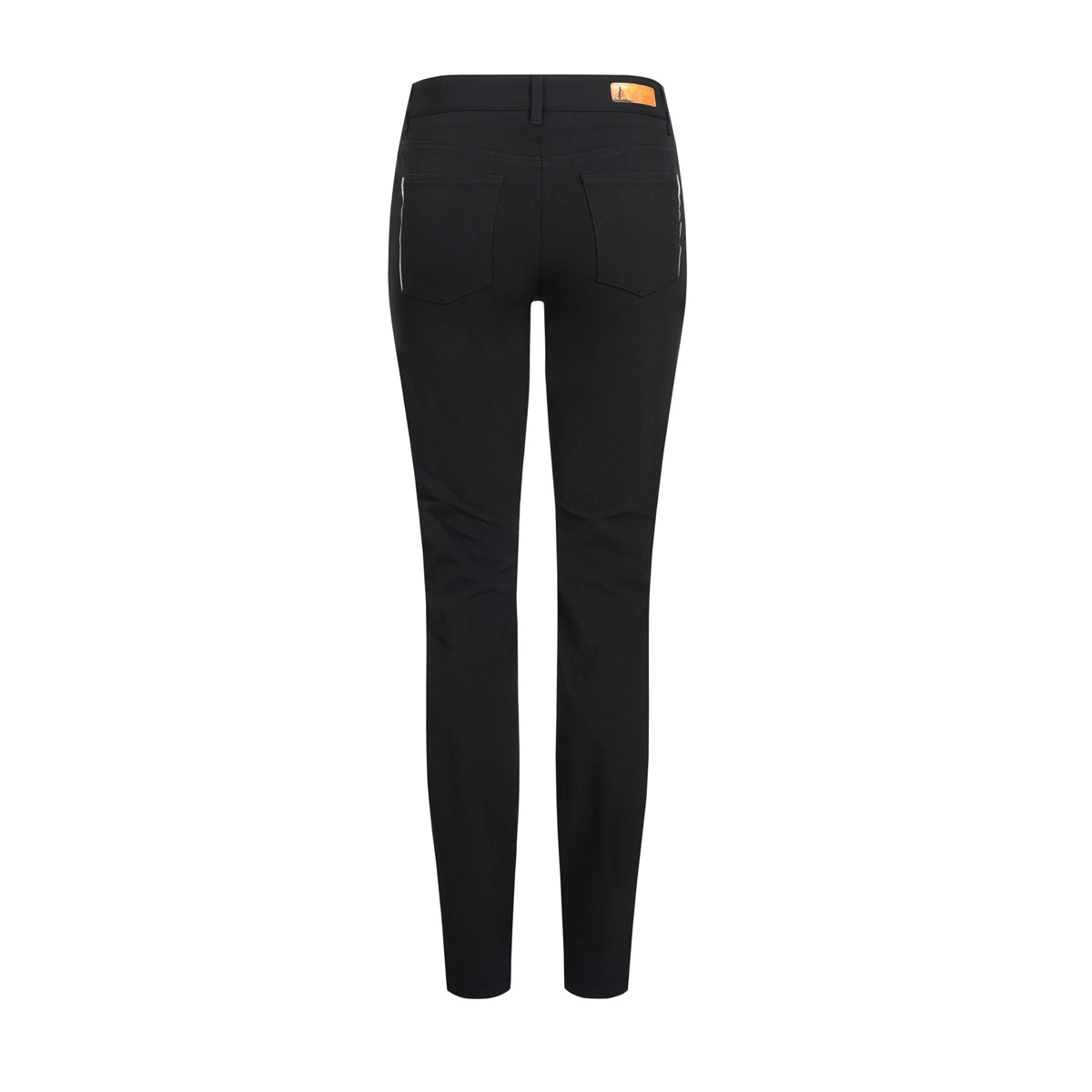 ALBERTO Fahrrad Hose Medium Waist Skinny Fit Damen 2610-23357-Alberto-Bici-3xDryCooler-black-hinten-7-2
