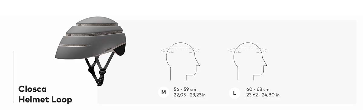 Closca-Loop-size-chart