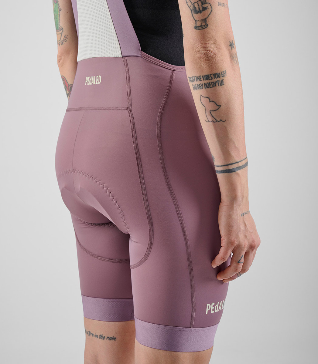 PEdALED Element Bib Fahrradhose Damen PEdALE_W_ELEMENT_BIB-SHORTS_LILAC_08