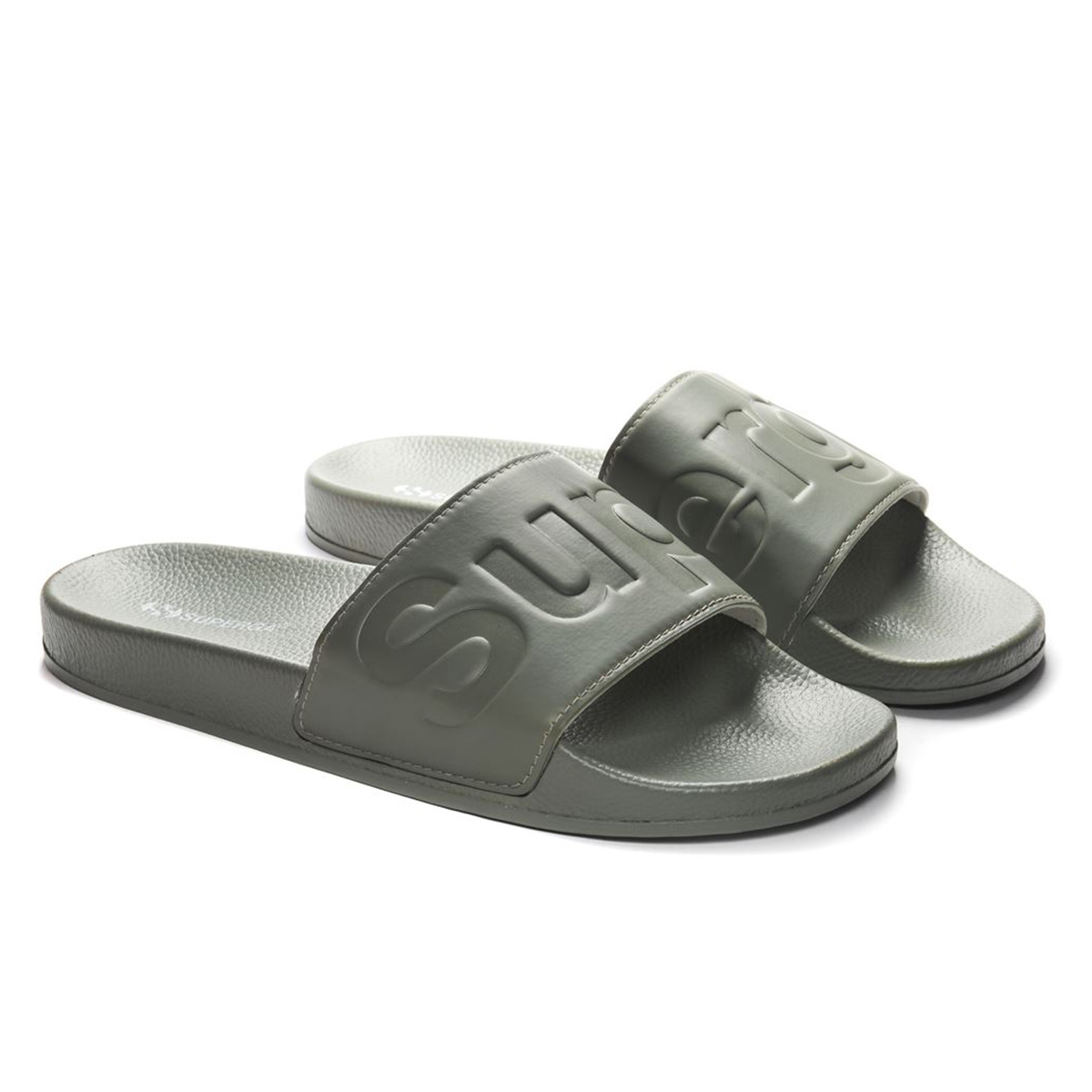 SUPERGA 1908 Slides Polysoft Pantoletten Unisex Superga_1908-Slides-Polysoft_green-safari_01
