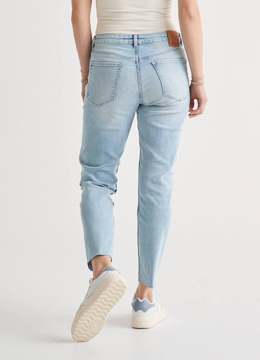 DUER Performance Girlfriend Jeans Medium Waist Damen DUER_WFLR5001-Performance-Denim-Girlfriend-Jean-Coastal-Blue_04