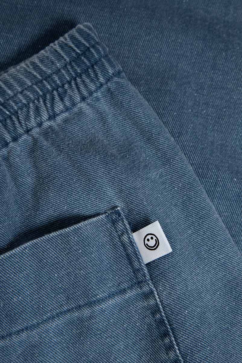 ROTHOLZ Denim Wide Leg Hose Unisex Rotholz_DenimWidePantRecycledCotton-WashedBlue_02
