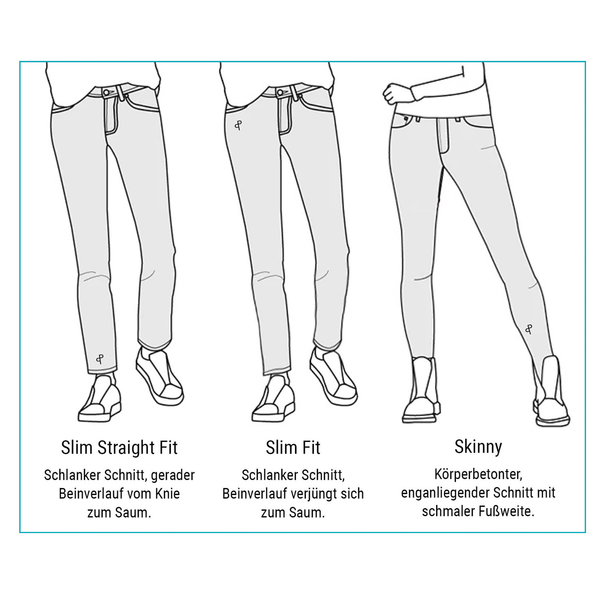 ALBERTO Bicicletta Fahrrad Jeans Medium Waist Skinny Fit Damen Fitting-guide-Jeans-WomenreGCEdpamk4Vr