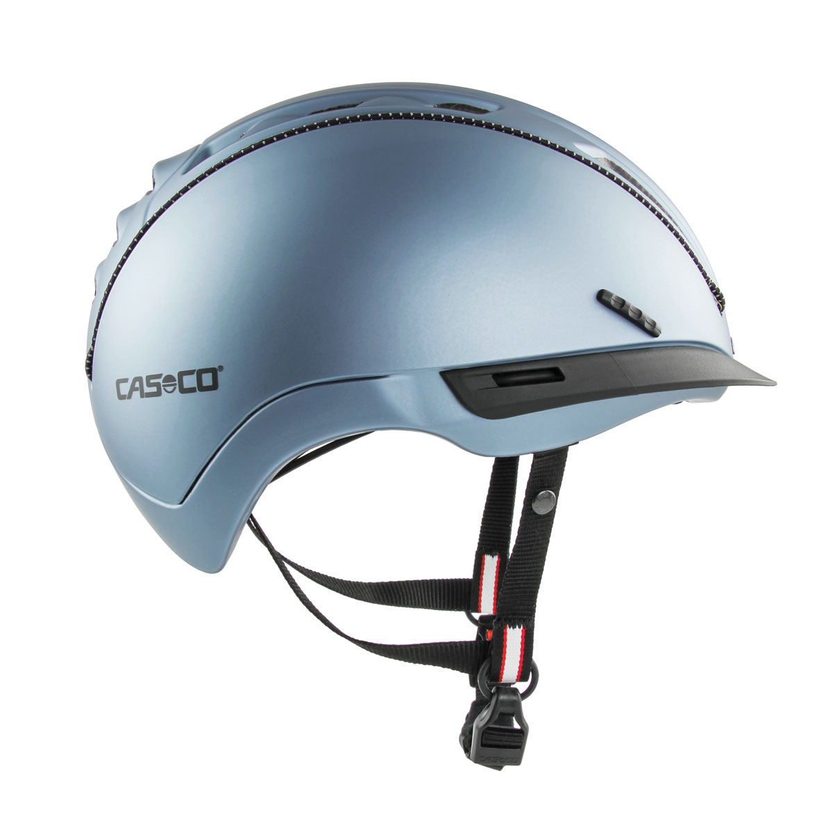 Casco Roadster Fahrradhelm CASCO_ROADSTER_Steelblue_Matt_side_04-3618_, Sturzhelm, Helm, Bekleidung, Schutzhelm