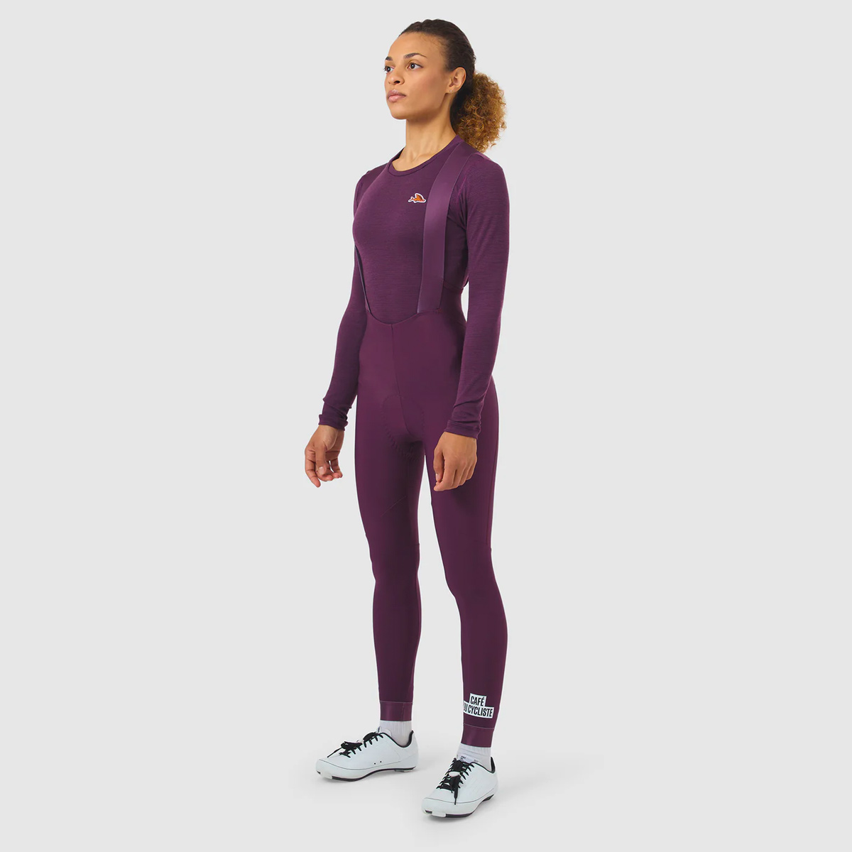 Café du Cycliste Judith Merino Base Layer Langarm Unterhemd Damen Cafe-du-Cycliste_Judith_Base-Layer-Long-Sleeve_Women_Quetsche_04