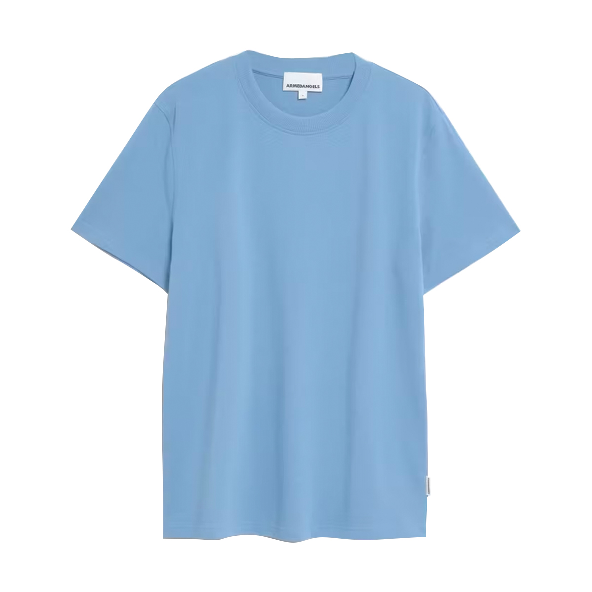 MAARKOS T-Shirt Men ArmedAngels_Maarkos_T-Shirt_Men_Vintage-Blue_01, Bekleidung, T-shirt, Ärmel, Langer Ärmel