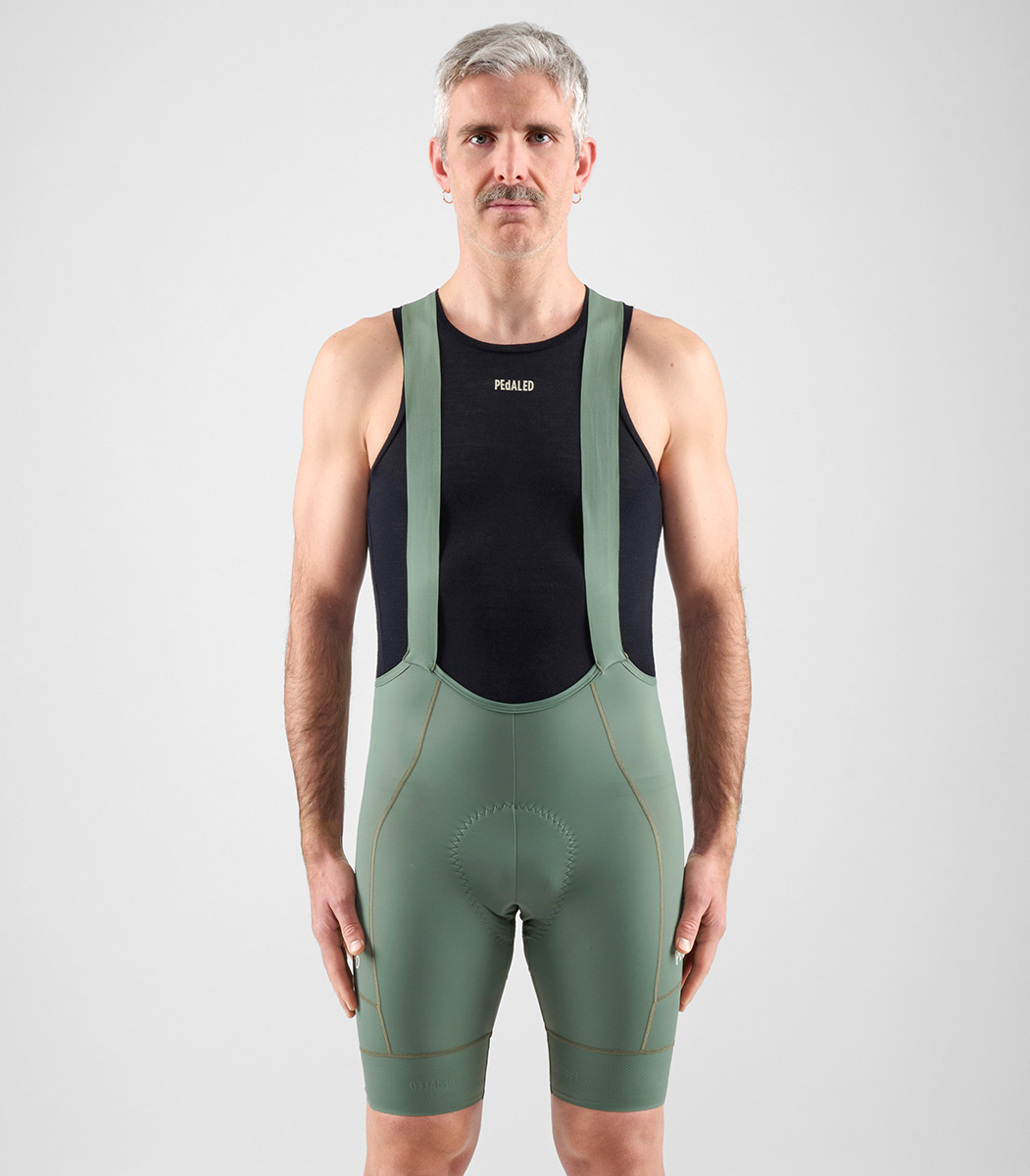 PEdALED Element Bib Fahrradhose Herren PEdALED_ELEMENT_BIB-SHORTS_GREEN_03