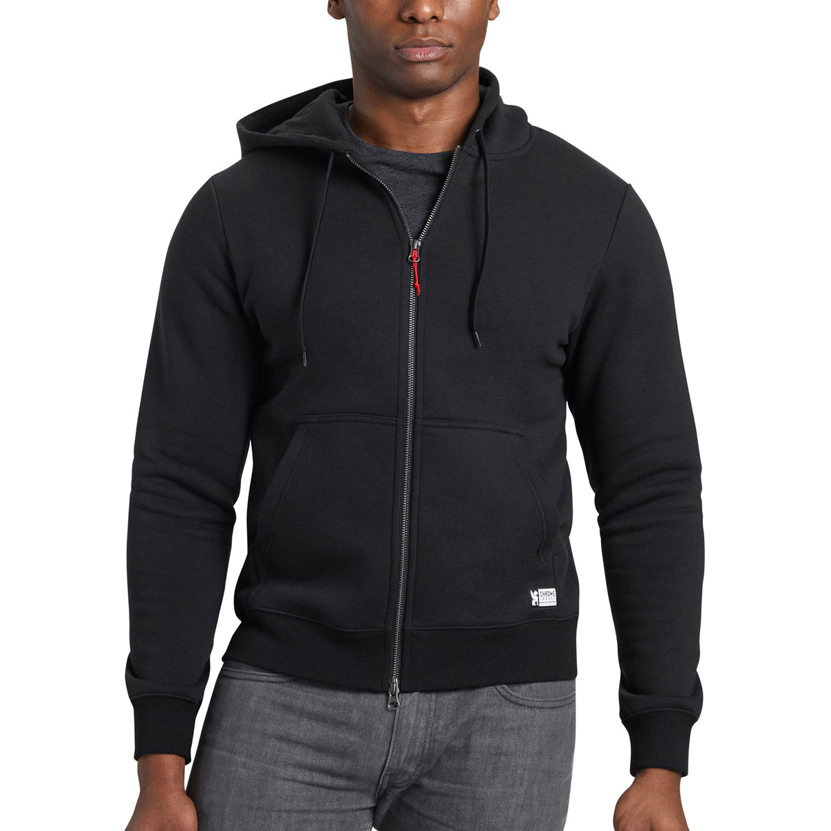 Chrome Industries Fleece Sweatjacke Herren Chrome_Industries_AP-489-BK_Chrome_Issued_Fleece_Hood_Men-m1