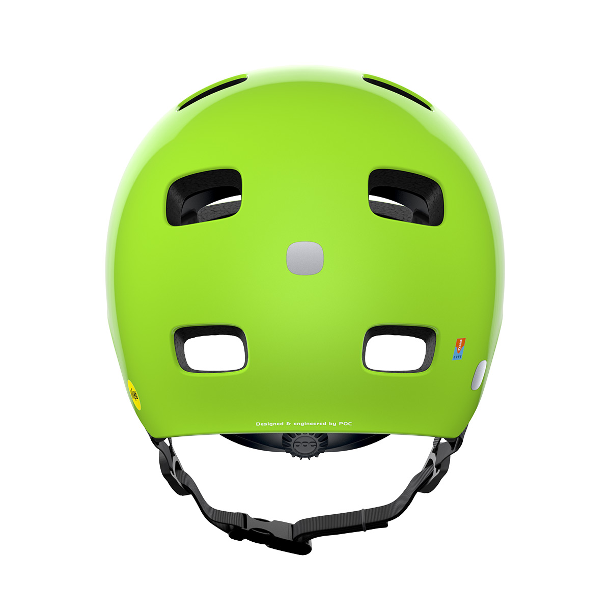 POCito Crane MIPS Fahrradhelm Kinder 10570-POC_POCitoCraneMIPS_8234_FluorescentYellowGreen_rear