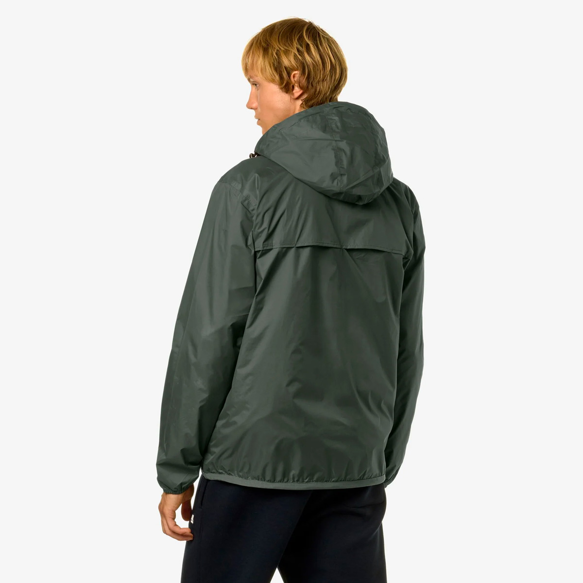 K-WAY Le Vrai 3.0 Claude Regenjacke Unisex K-Way_Le-Vrai-3.0-Claude-Regenjacke_green-blackish_06