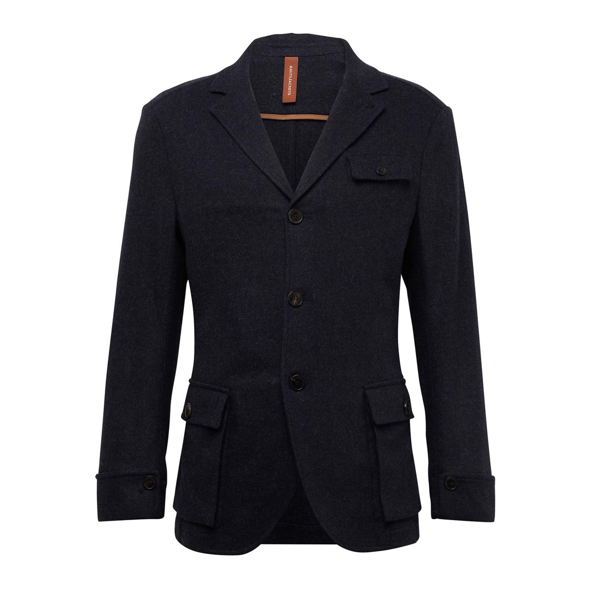 Amity Fashion Paul Stretchloden Jacke Herren Paul-5014-Navy_00269