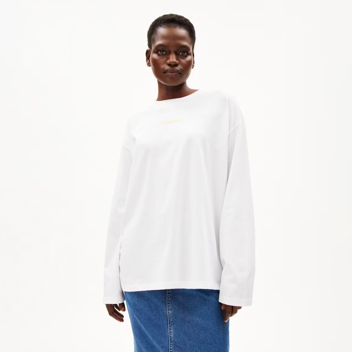 ARMEDANGELS Fietaa Smile Langarmshirt Damen Armedangels_FIETAA-SMILE-SHIRT-Damen_weiss_03