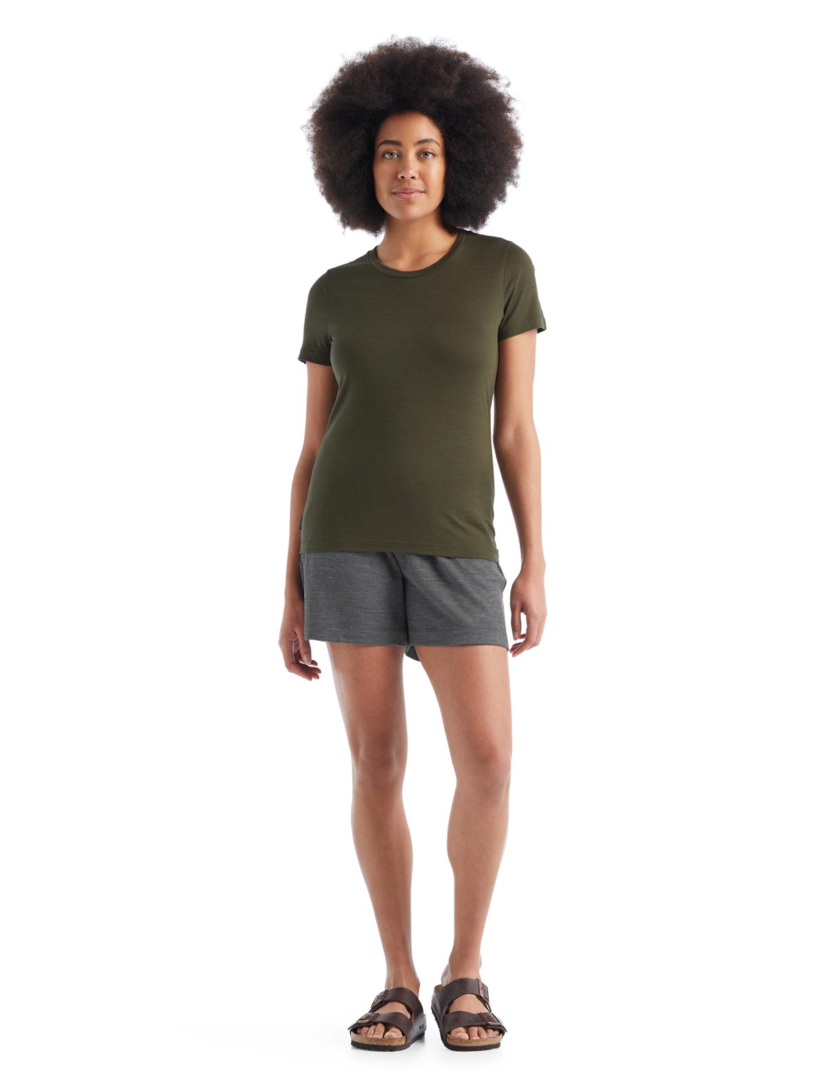 Icebreaker Tech Lite II Merino T-Shirt Damen Icebreaker_SS22-Women-Tech-Lite-II-SS-Tee-LODEN-0A59J9069_3