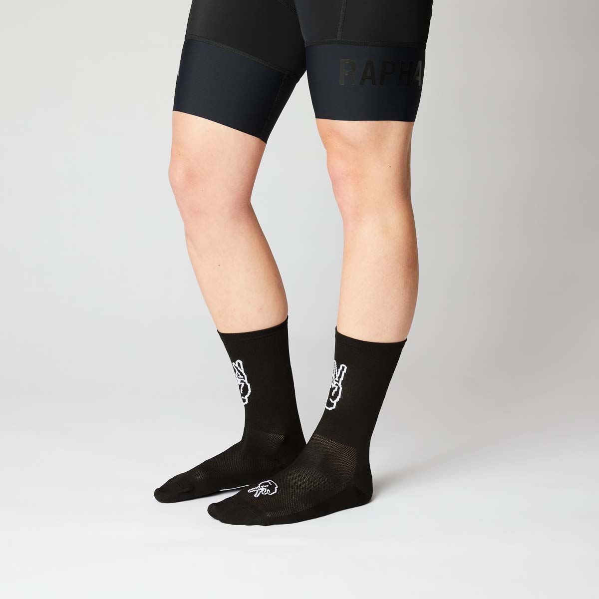 FINGERSCROSSED Rolling Harmony Radsocken Unisex ROLLING-HARMONY-BLACK_F2