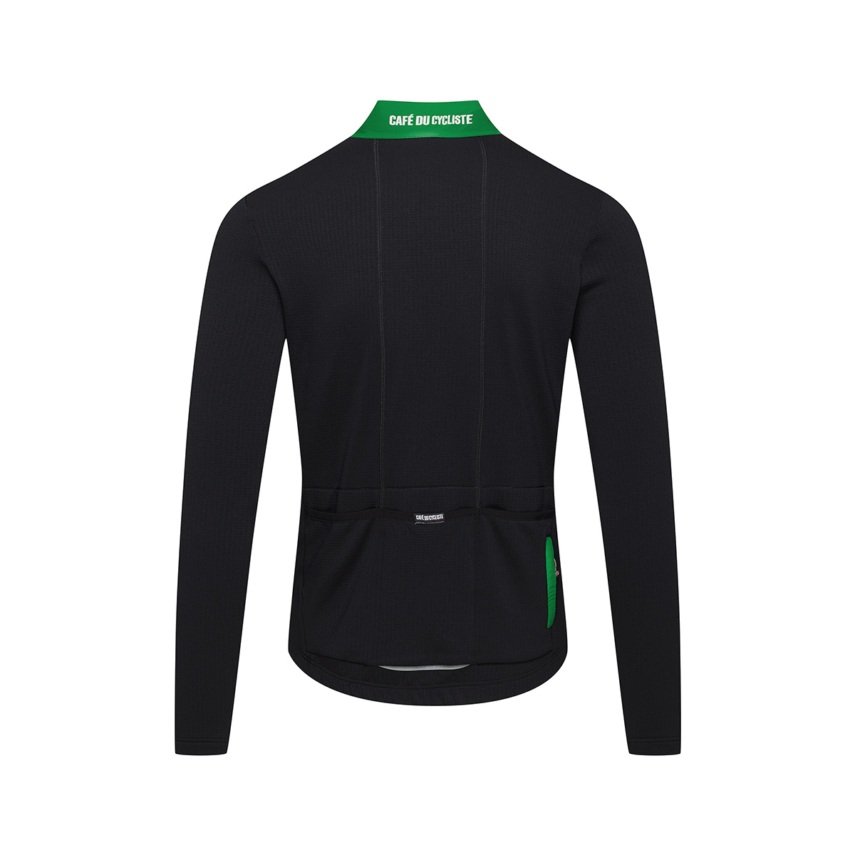 Café du Cycliste Faustine Langarm Radtrikot Herren Cafe-du-Cycliste_Faustine-Windproof-Long-Sleeve-Jersey_Forest-Black_02