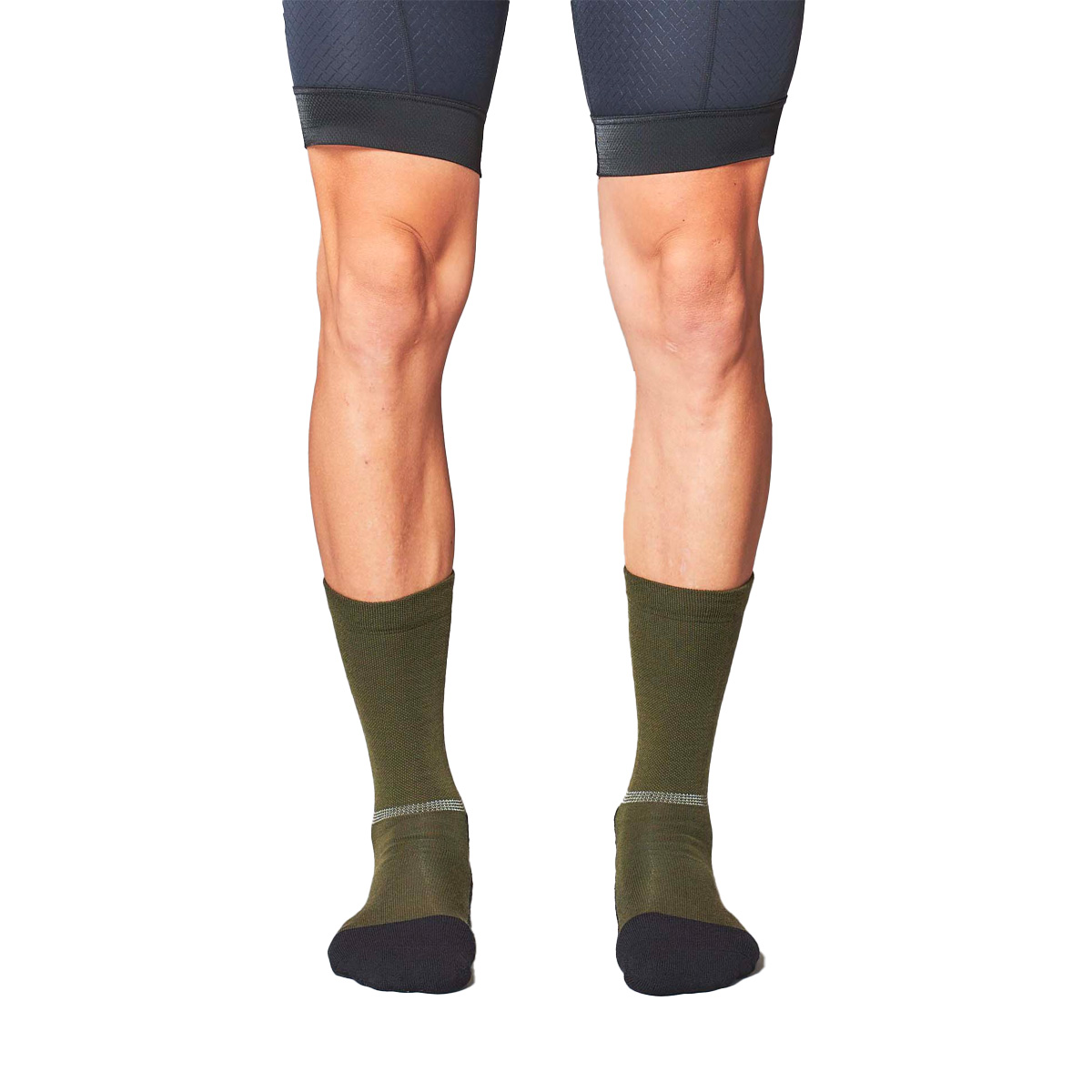 FINGERSCROSSED Merino Radsocken Unisex Fingerscrossed-Merino-socks-olive-Front