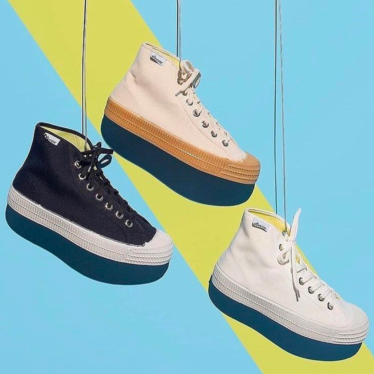 NOVESTA Star Dribble 60 Mid Sneaker Unisex Novesta_Star-Dribble-60_Unisex_black_03