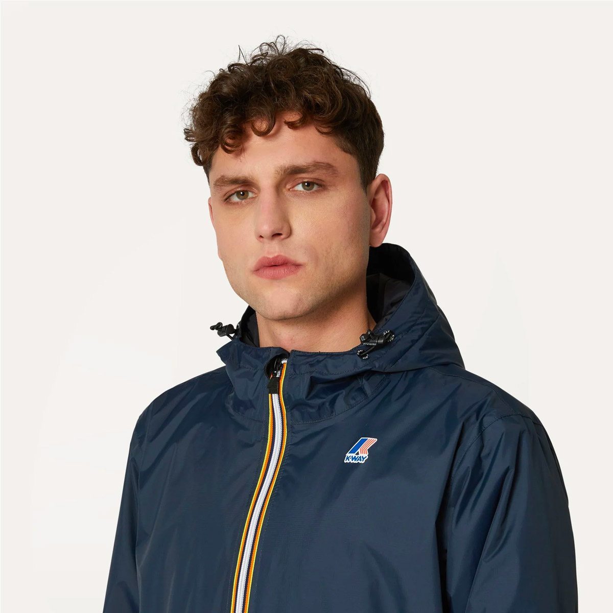 K-WAY Le Vrai 3.0 Eiffel Regenmantel Unisex K-Way_Le-Vrai-3.0-eiffel-warm_coat_blue-depth_03