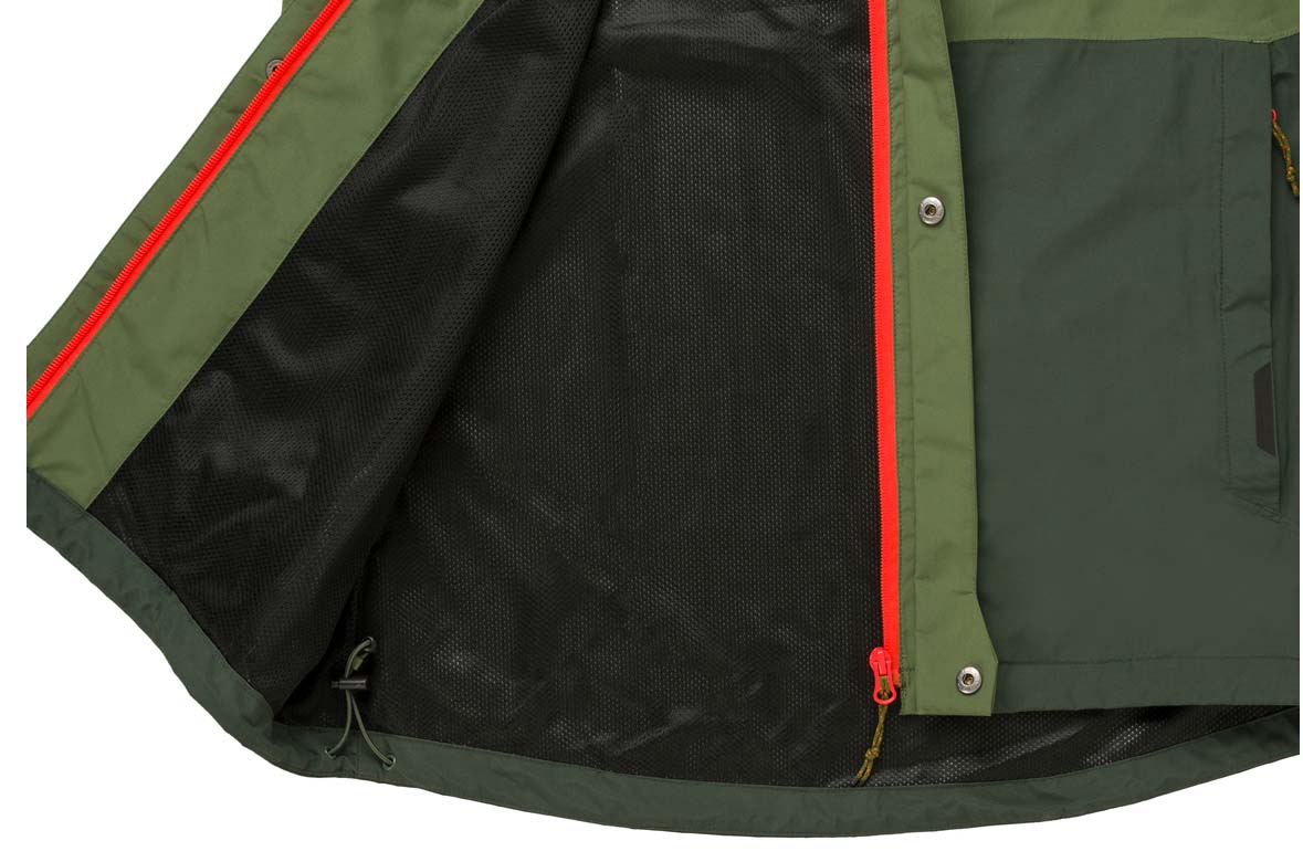 AGU Section Essential Regenjacke Herren 430302-AGU-Rainjacket-Section-Men-army-green-green-Detail2, Bekleidung, Mantel, Jacke, Zelt