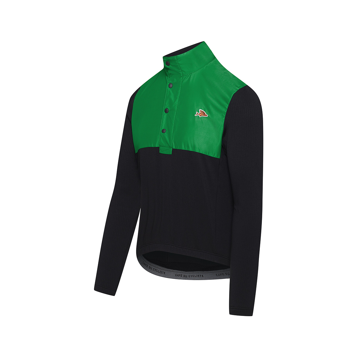 Café du Cycliste Faustine Langarm Radtrikot Herren Cafe-du-Cycliste_Faustine-Windproof-Long-Sleeve-Jersey_Forest-Black_03