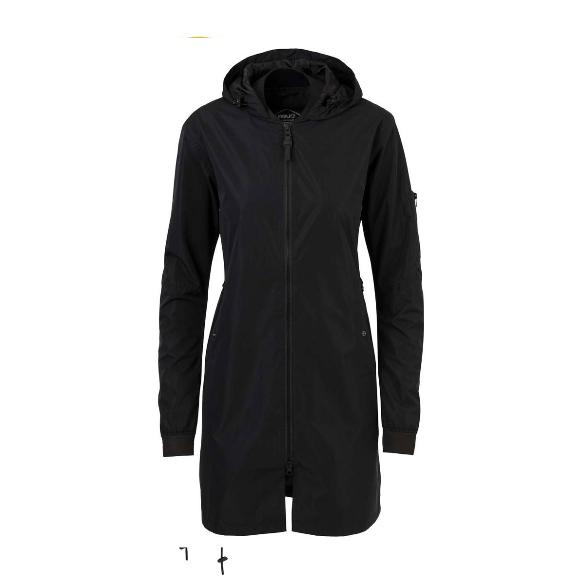 AGU Long Bomber Regenmantel Damen 430430-AGU-Urban-Outdoor-Long-Bomber-Jacket-Women-black-vorne8s0AZ3NfJWO5F, Bekleidung, Mantel, Jacke, Kapuzenpulli, Sweatshirt