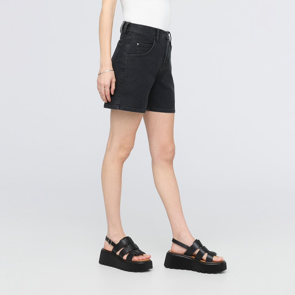 DUER Stretch Canvas High Waist Relaxed Jeans Shorts Damen DUER Stretch Canvas High Waist Relaxed Jeans Shorts Damen