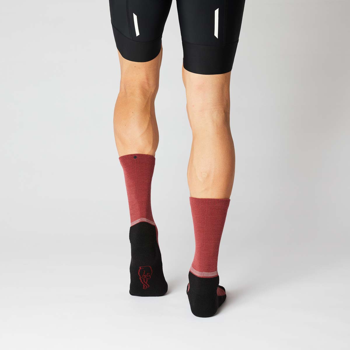FINGERSCROSSED Merino Radsocken Unisex MERINO-WINTER-BURGUNDY_M_GENIETET-Fingerscrossed