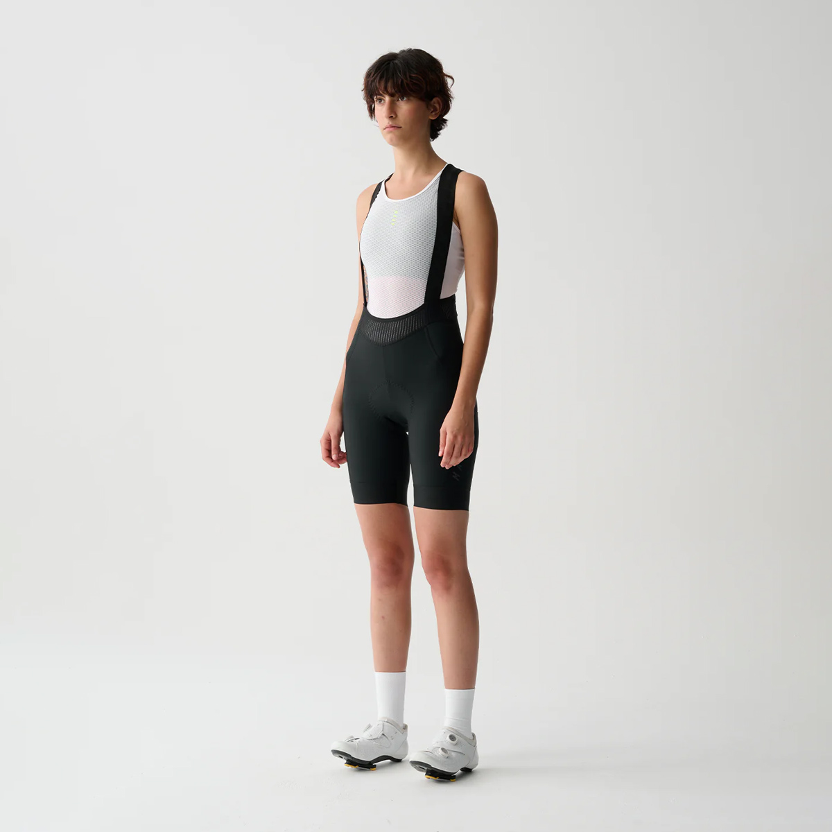 MAAP Team Bib Evo Cargo Tights Bib Radhosen Women Damen black schwarz MAAP Team Bib Evo Cargo Tights Bib Radhosen Women Damen black schwarz Model schräg Vorne