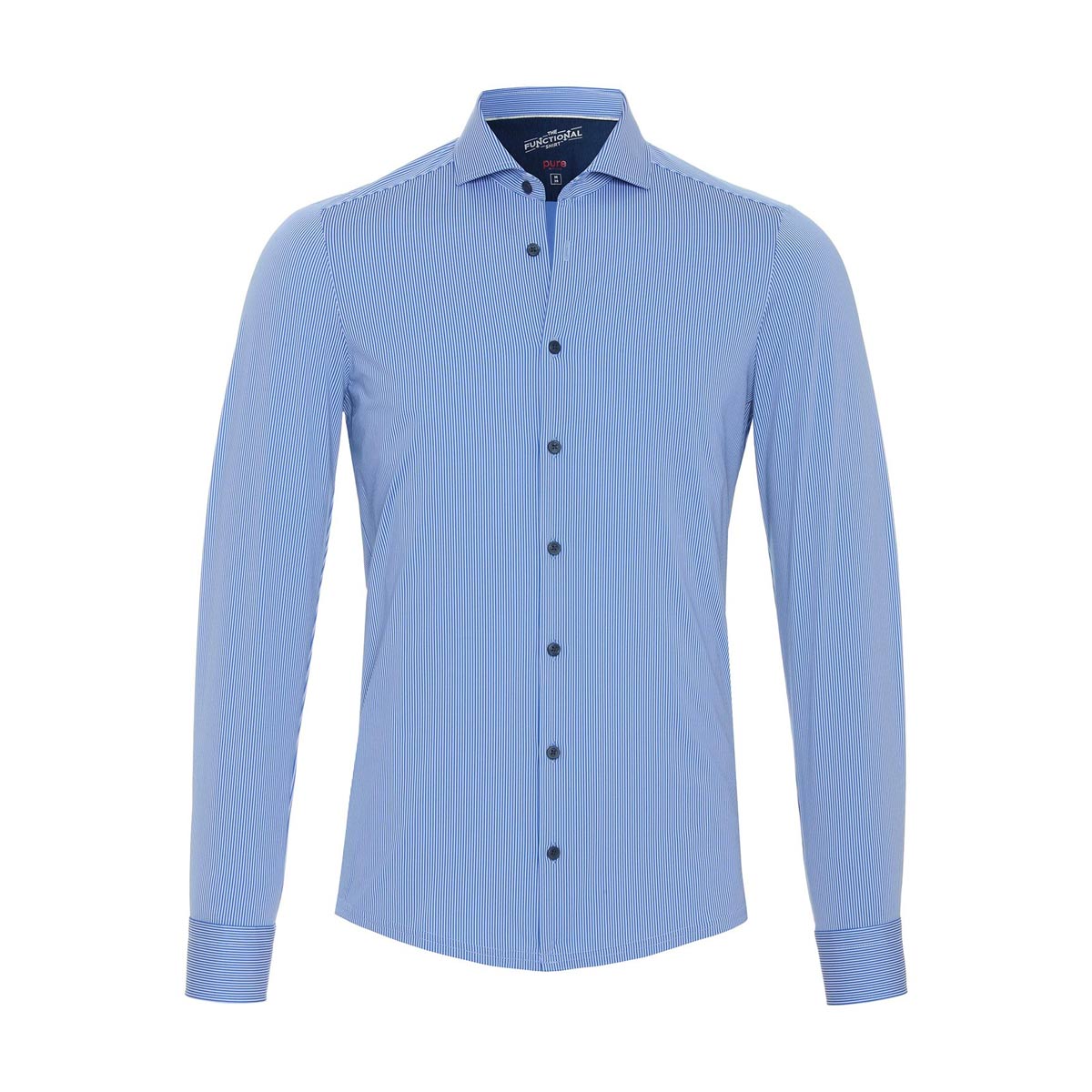 PURE Functional Modern Fit Hemd Herren Bekleidung, Langarm, Hemd, Ärmel, Kleid, Hemd