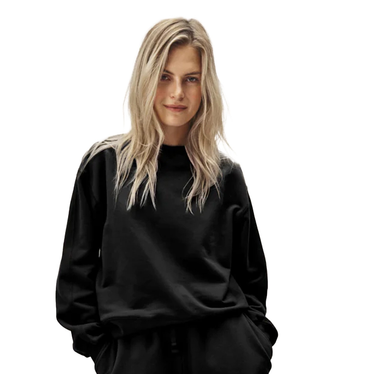 Sweatshirt Women Blond, Person, Langarm, Erwachsener, Frau
