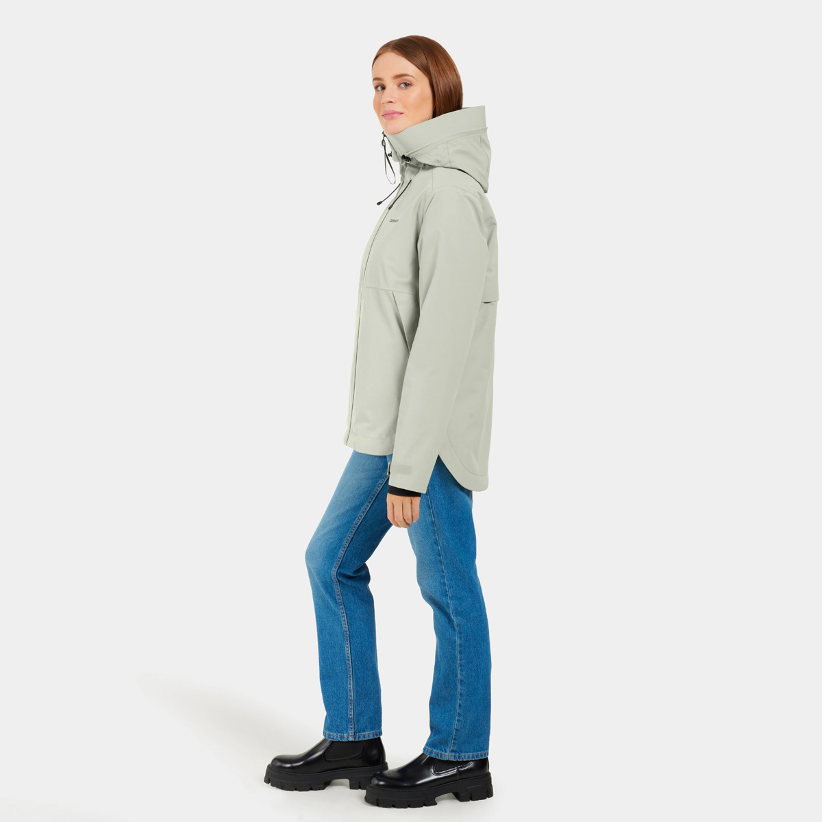 Didriksons JENNIE Regenjacke Damen Didriksons_Jennie-Jacket_Women_Whited-Leaf_04