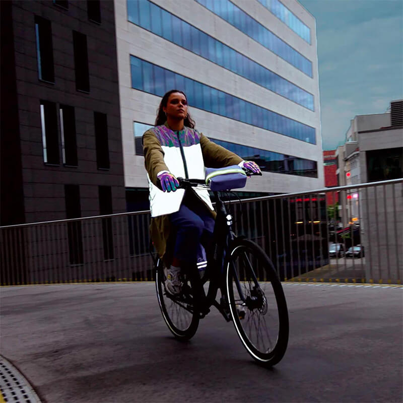 Gofluo Orion reflektierende Warnweste mit Schimmereffekt