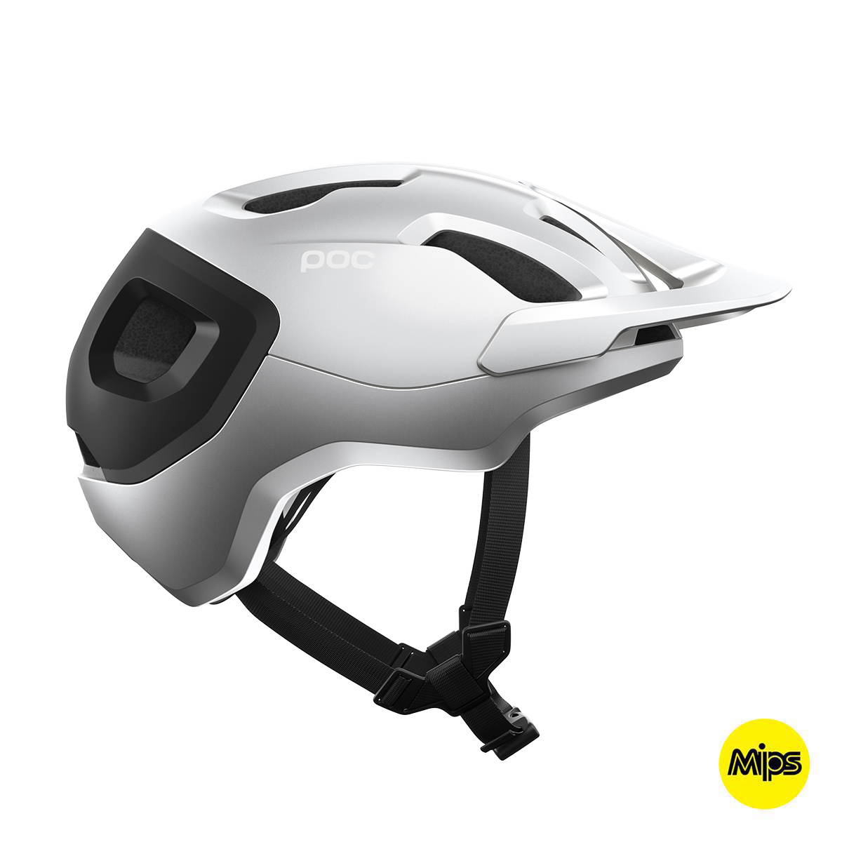 POC Axion Race MIPS Fahrradhelm PO-10743-XS-UBKARSM_UraniumBlack_ArgentiteSilverMatt_03
