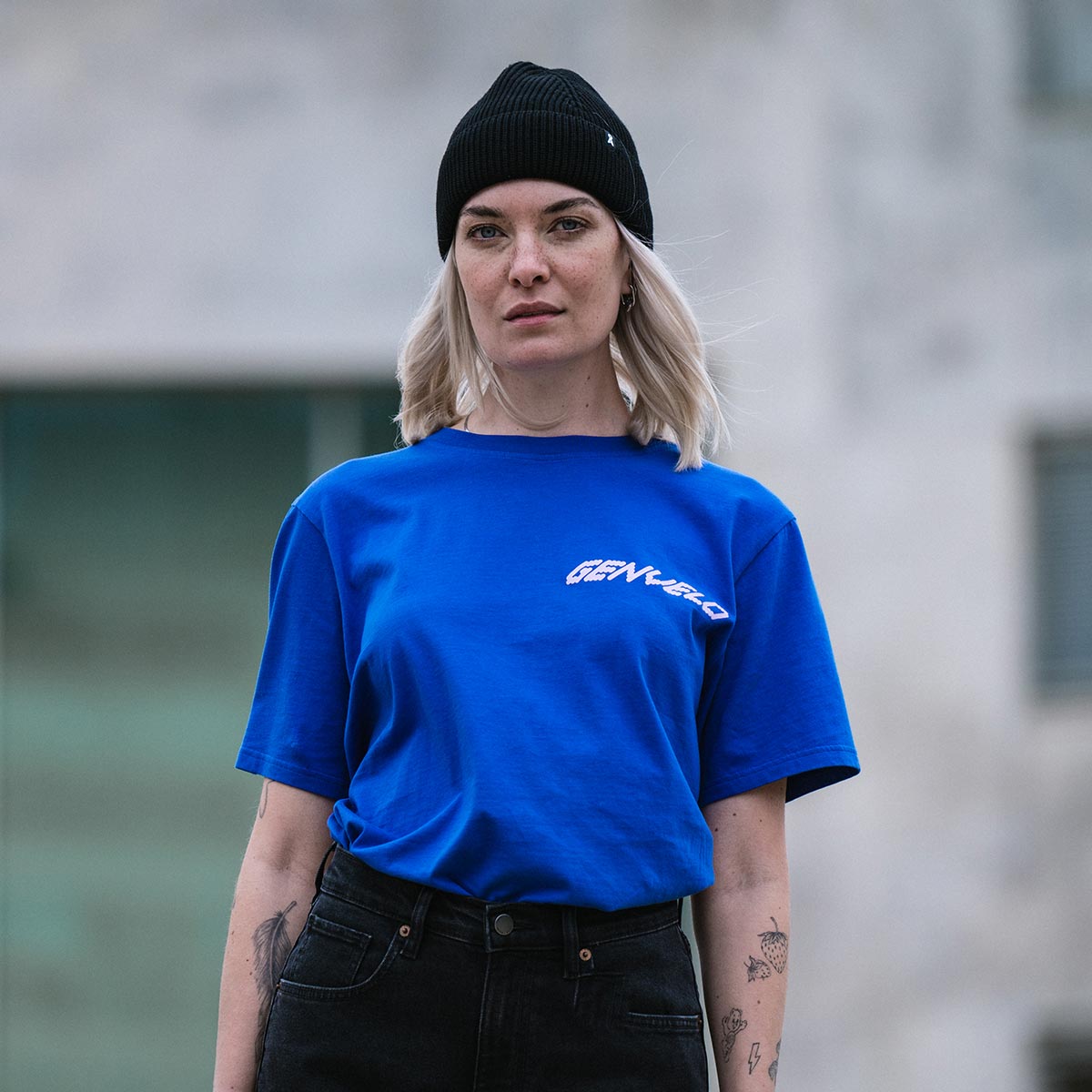 GENVELO T-Shirt Unisex GENVELO_T-Shirt_blue_05