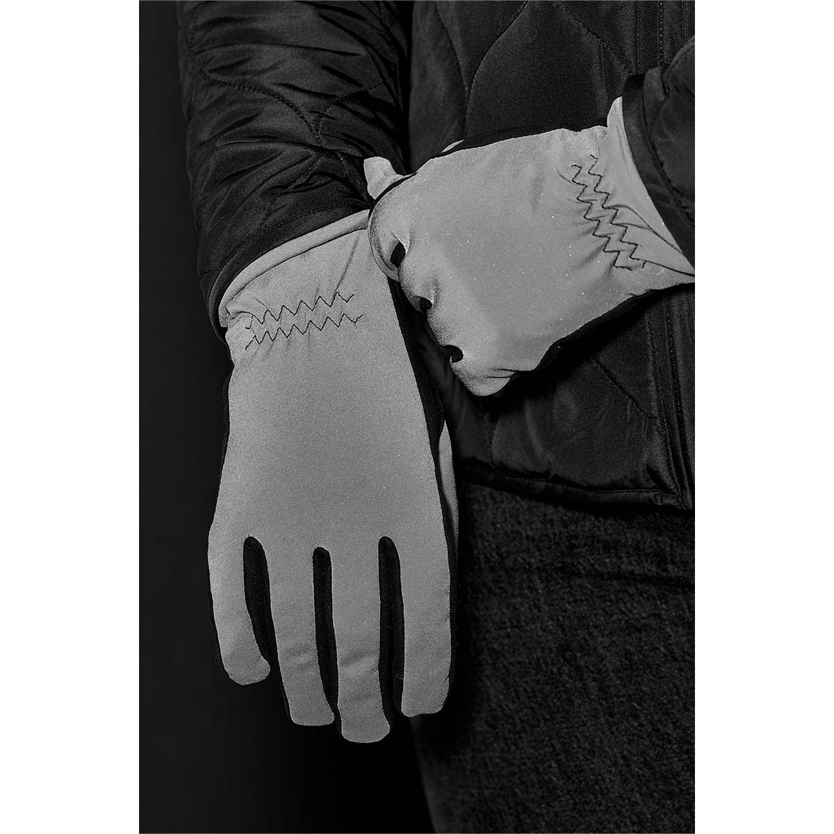 Hestra Maisie Reflektierende Handschuhe Damen Hestra-Maisie-dark_grey_black-4