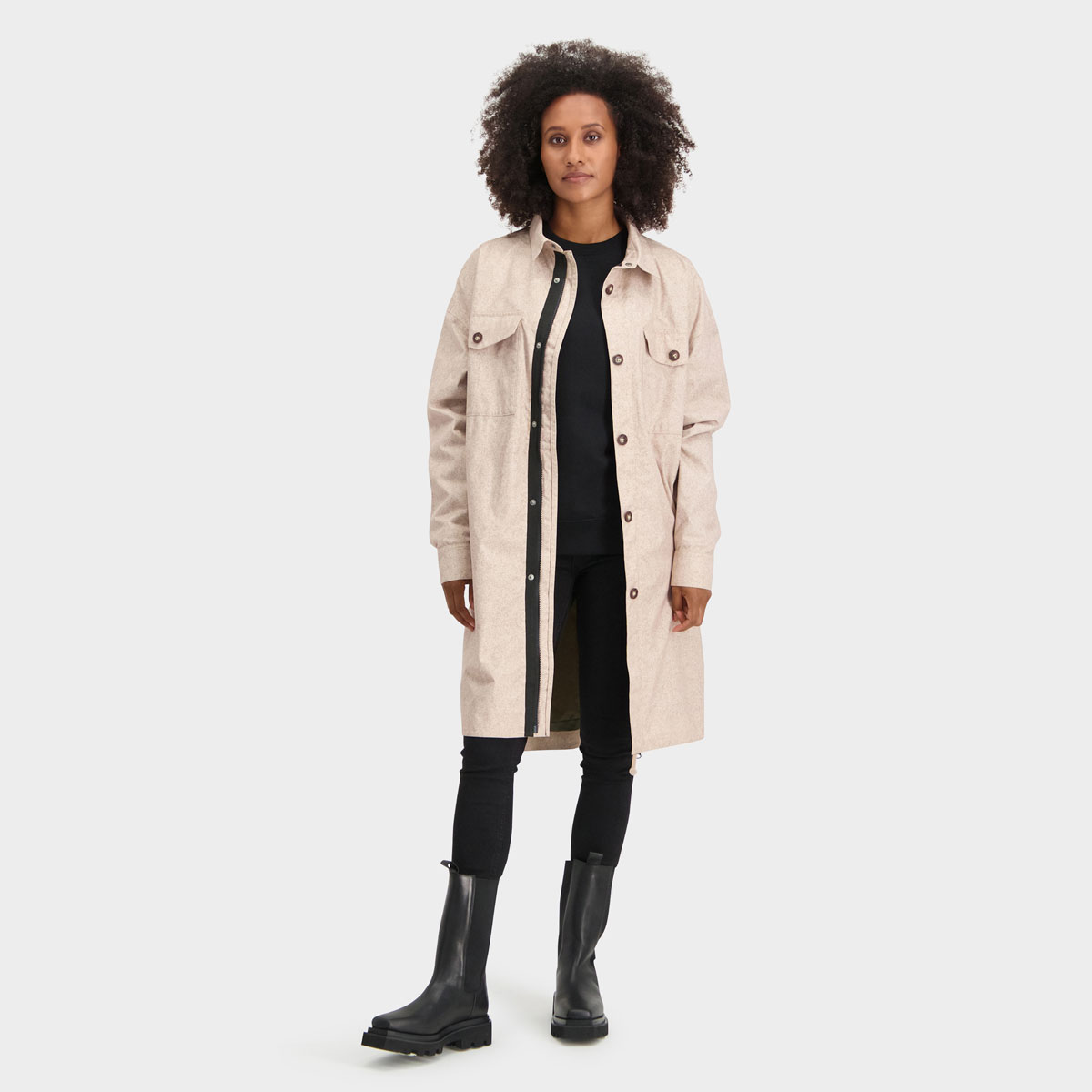 AGU Oversized Regenmantel Damen AGU-43400000-013_model_01