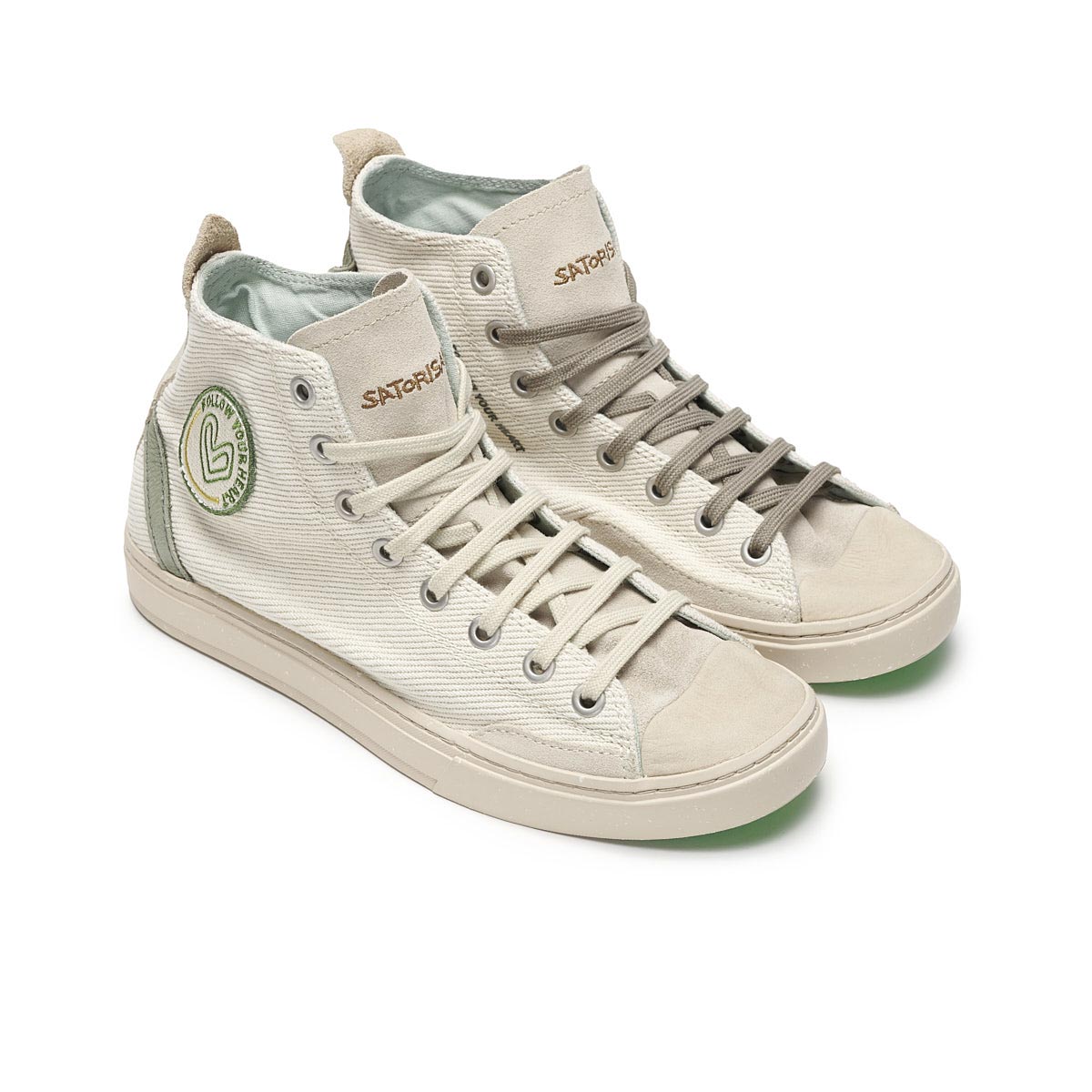 Satorisan Koto Mid Cotton Vintage Sneaker Unisex Koto-Mid-Cotton-Vintage-Ecru-Satorisan-02