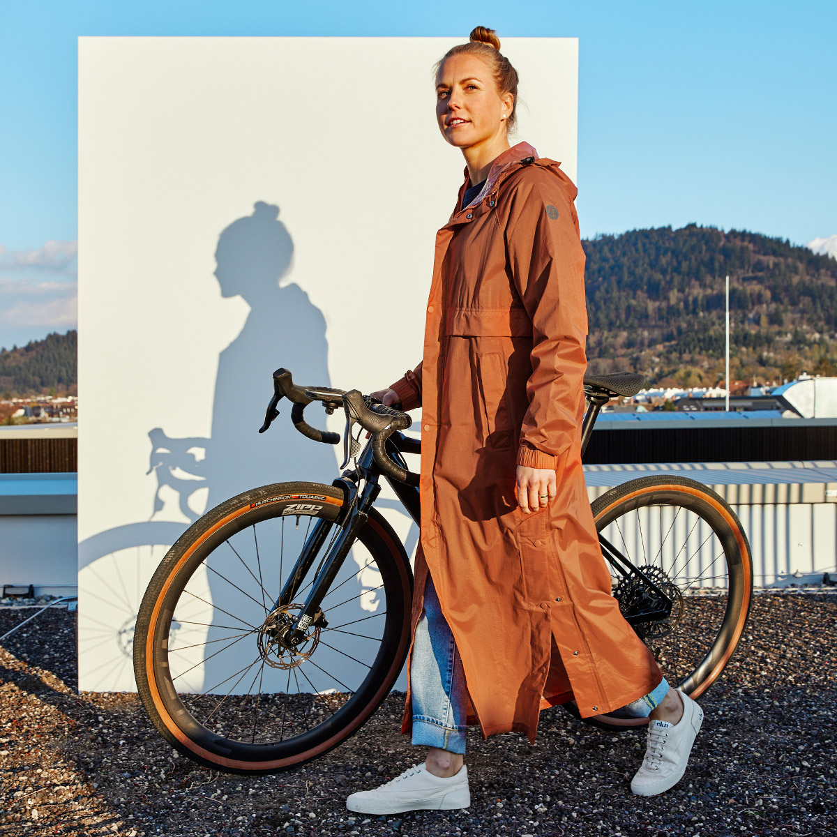 AGU Packable Regenmantel Unisex outfit-annika-packable-rain-parka-unisex-agu-1