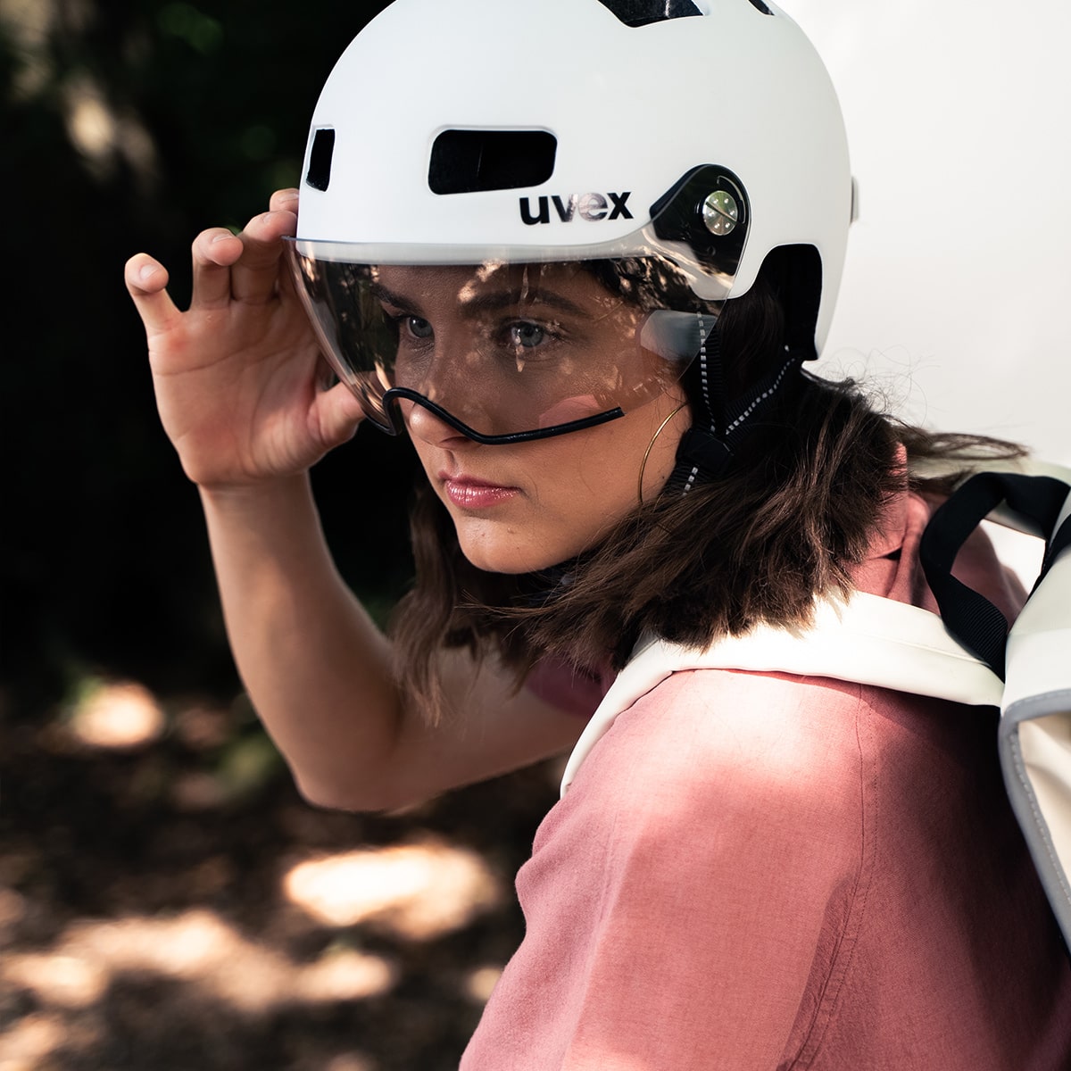 uvex rush visor Fahrradhelm outfits-lynn-uvex-rush-visor