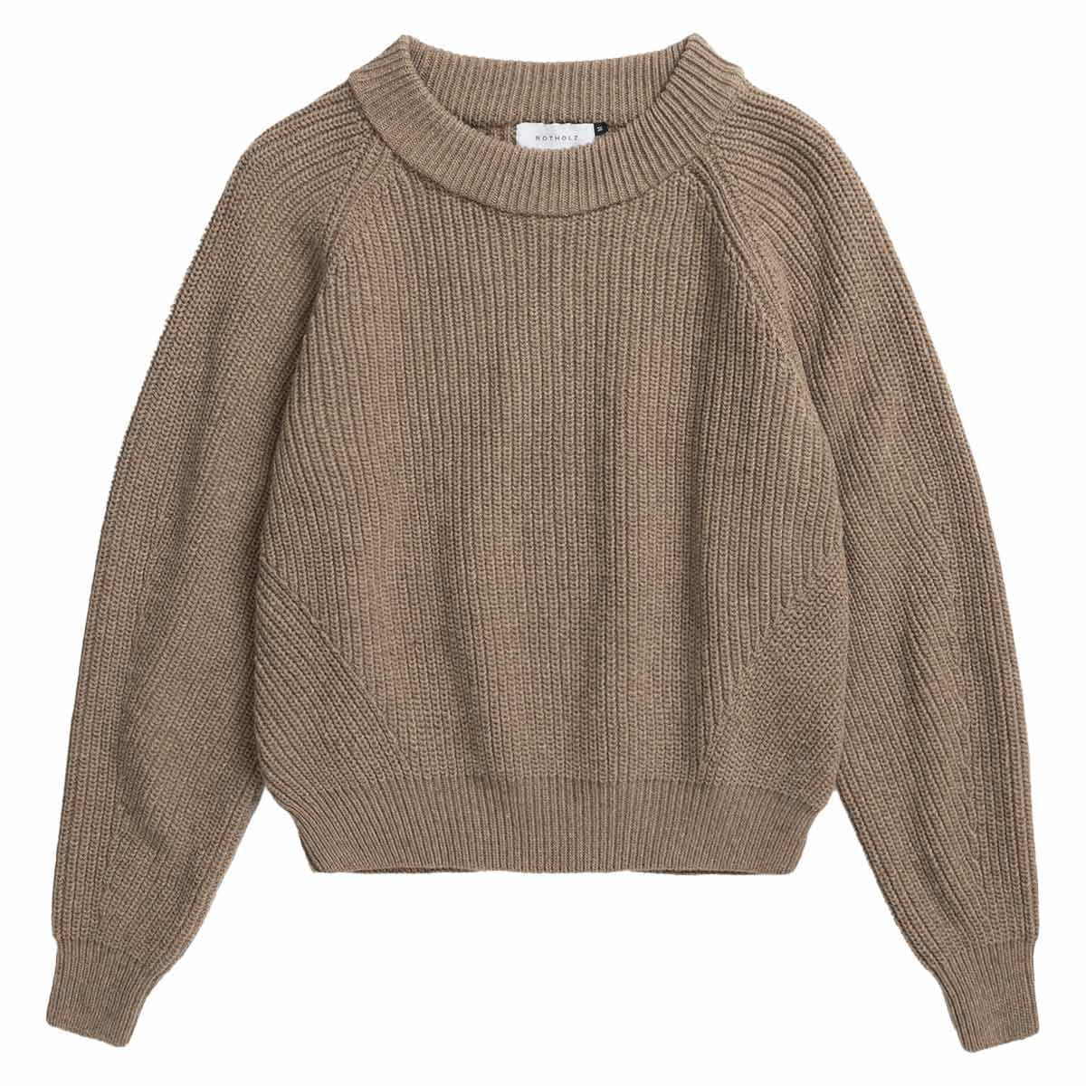 Cropped Knit Sweater Women