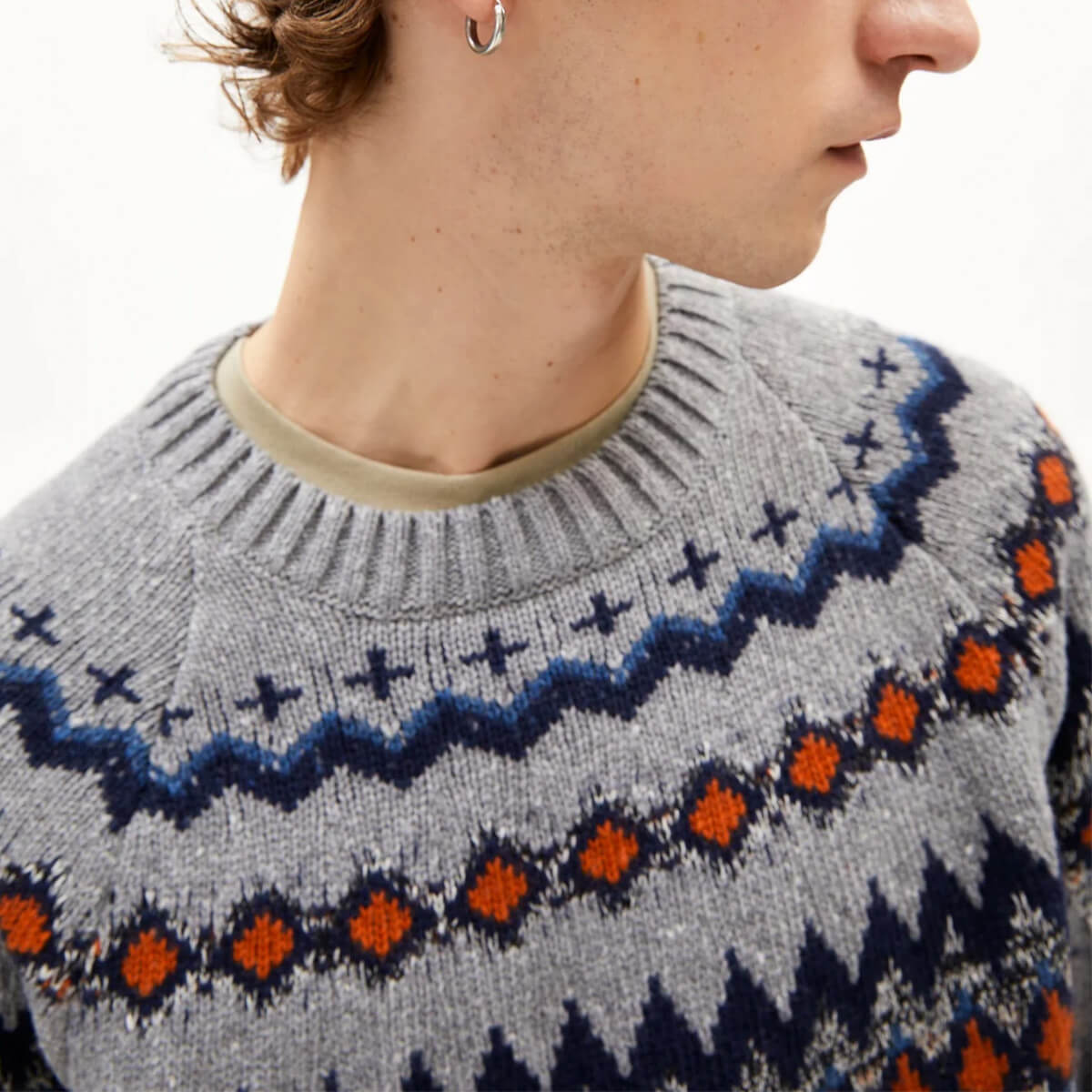 ARMEDANGELS KAALLA FAIR ISLE Strickpullover Herren