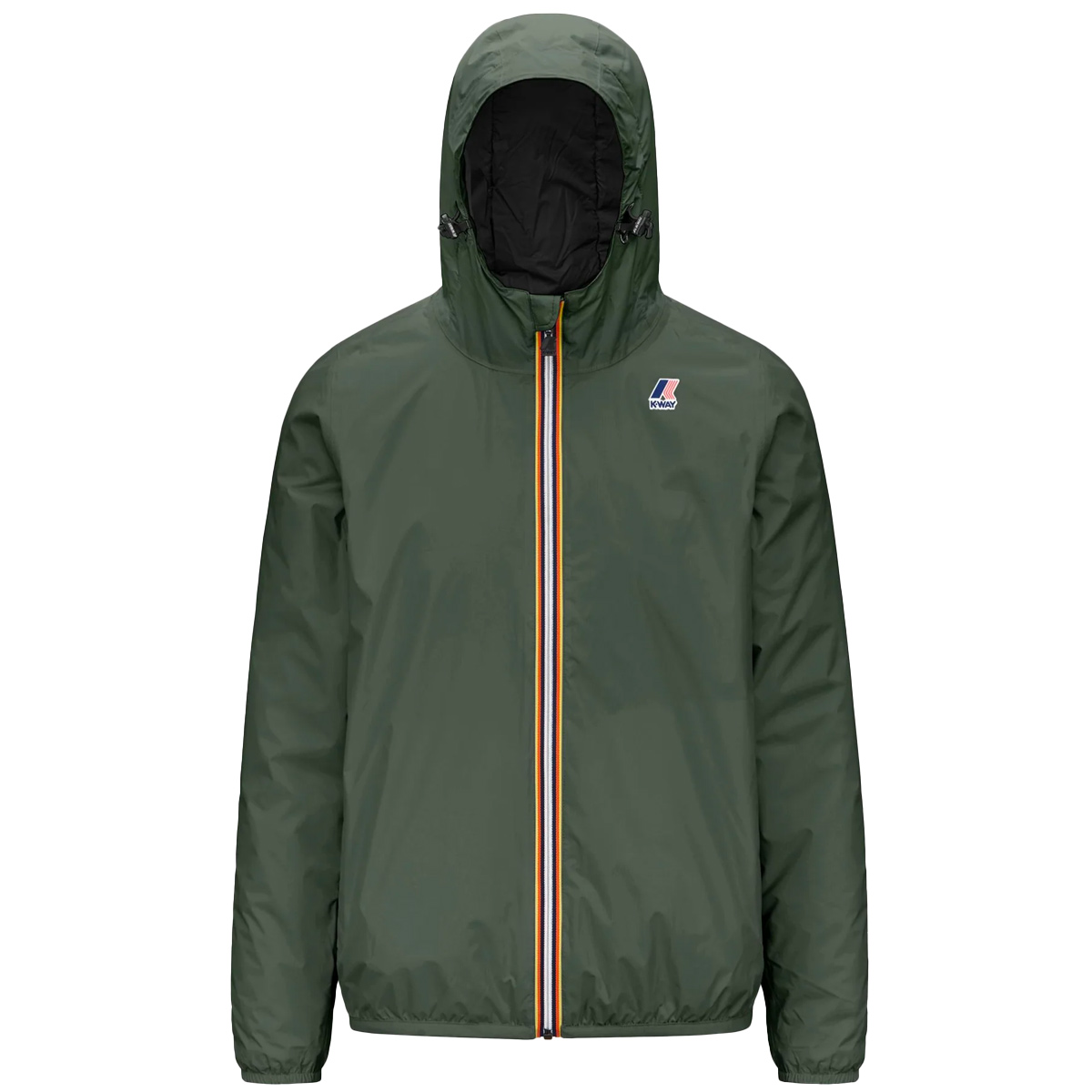 K-WAY Le Vrai 3.0 Claude Regenjacke Unisex K-Way_Le-Vrai-3.0-Claude-warm_jacket_green-blackish_01