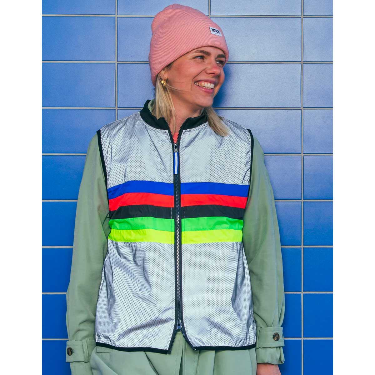 Gofluo Darkchamp Reflektierende Weste Unisex Gofluo_Darkchamp-Weste_grey-reflective_04