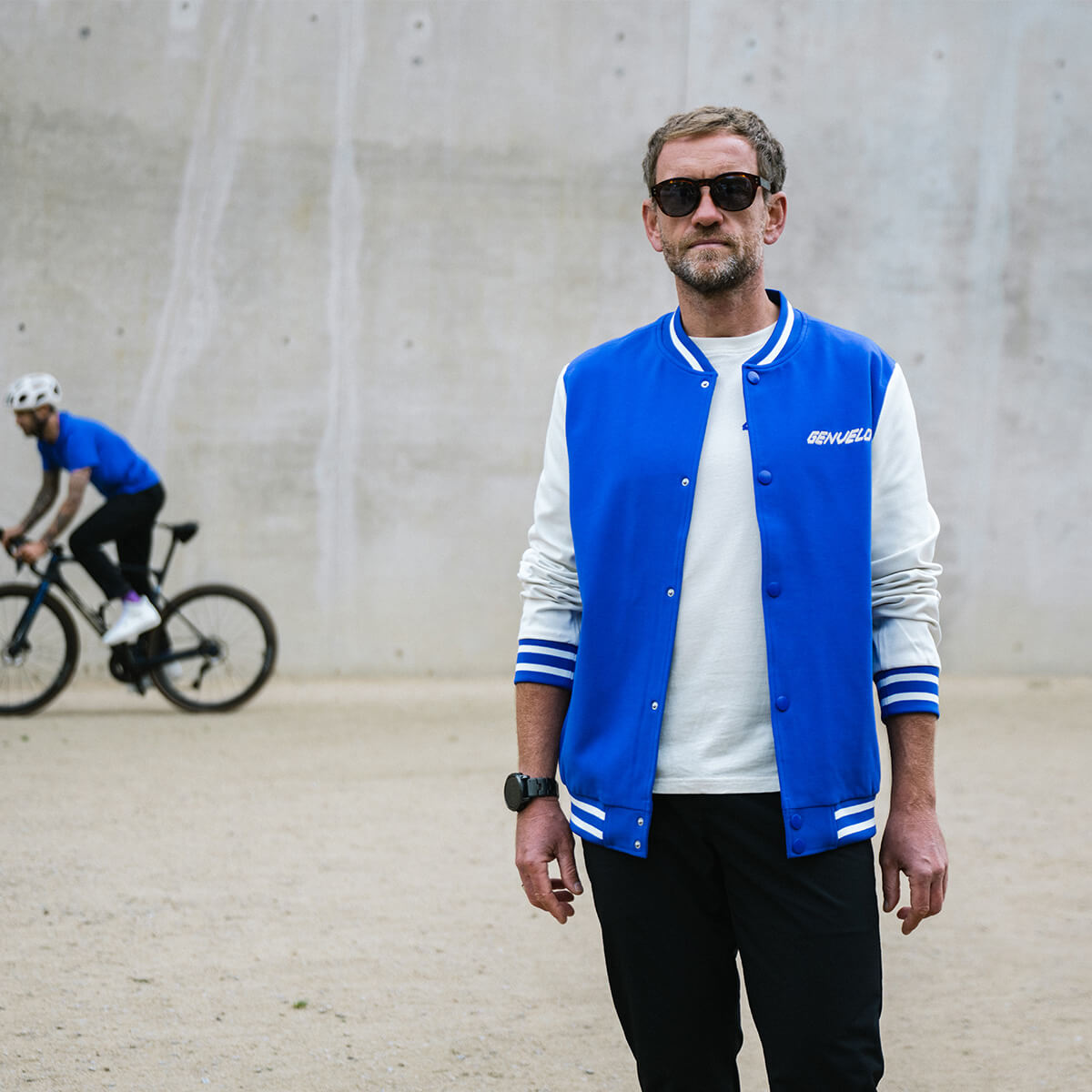 GENVELO College Jacke, Herren, blau